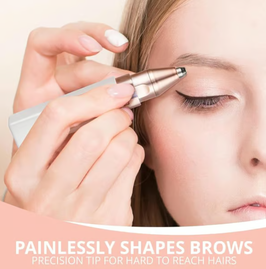 2-in-1 Women's Eyebrow and Facial Hair Removal Device