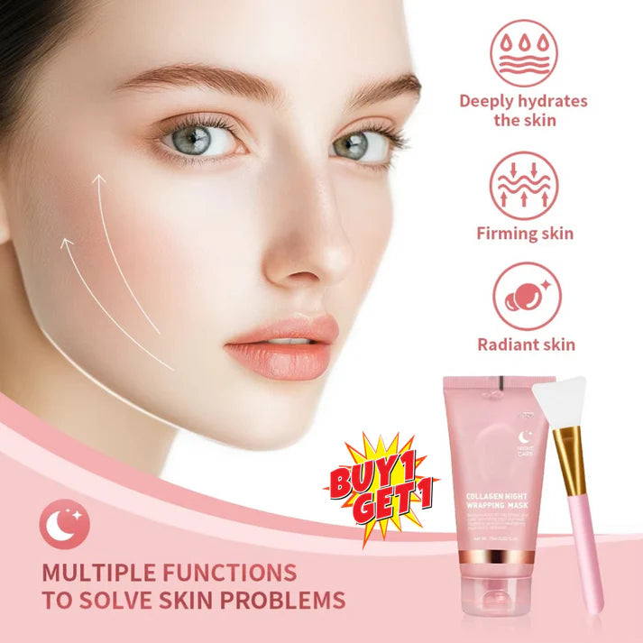 Collagen Night Peel-Off Face Mask (Buy 1 Get 1 Free)