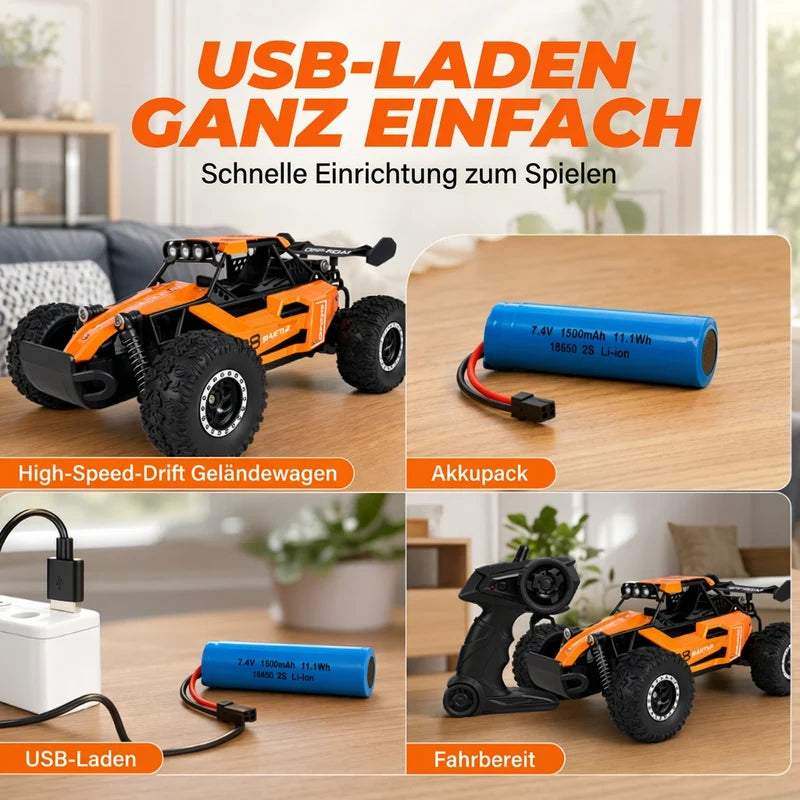 🔥75% off, Free Worldwide Shipping🔥 High-speed RC off-road vehicle