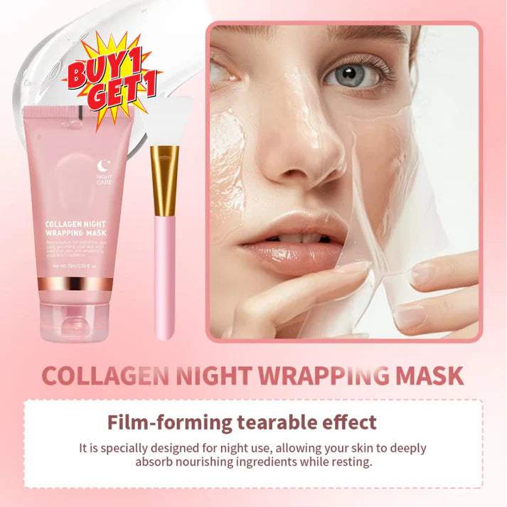 Collagen Night Peel-Off Face Mask (Buy 1 Get 1 Free)