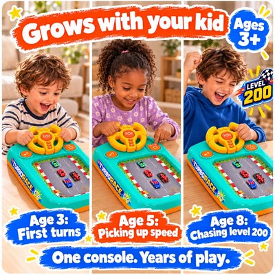 Limited-Time 49% OFF & Free Shipping 💥  TurboRace Interactive Game Set with 200 Challenges