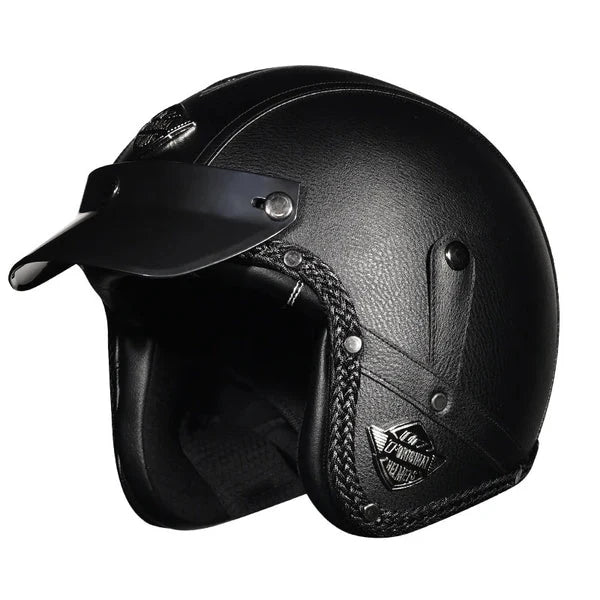 Retro jet motorcycle 3/4 riding helmet-I146