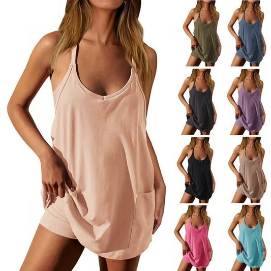 🎁💥- Women's Summer Sleeveless Mini Dress