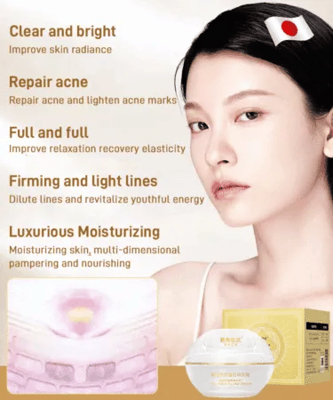 【Effective with one dose】Imported small molecule collagen anti-wrinkle pearl cream