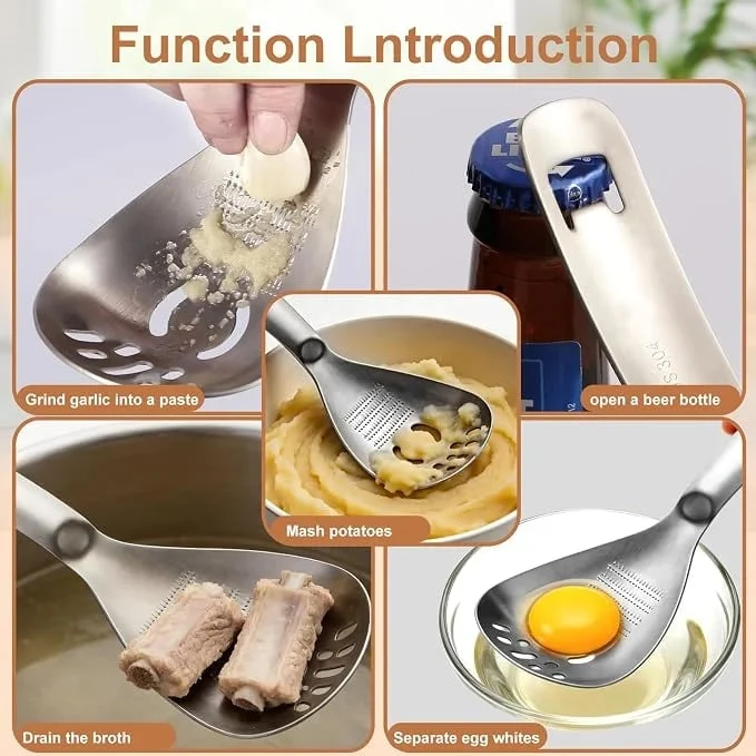 ⚡️Stainless Steel Multifunctional Kitchen 5-in-1 Spoon🥄