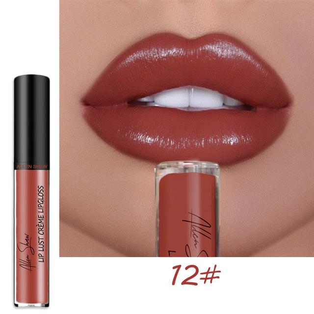 12 Colors Cream Texture Lipstick Waterproof 🔥 -BIG SALE