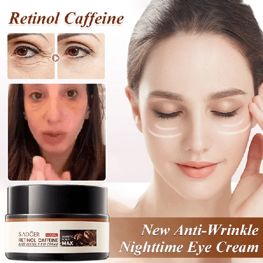 New Retinol Caffeine Anti-Wrinkle Stay Up All Night Eye Cream 🔥Buy 1 Get 1 Free🔥 (Free Shipping)