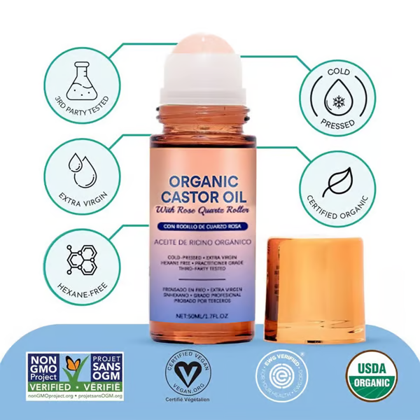 Organic Castor Oil Roll-On