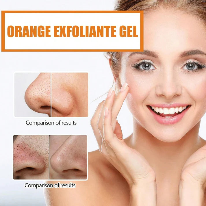 Orange Exfoliating Gel Facial Cleansing Whole Body Scrub Dead Skin Custard