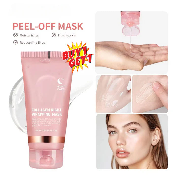 Collagen Night Peel-Off Face Mask (Buy 1 Get 1 Free)