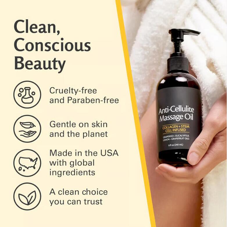 🏆Limited time offer⚡ 50K+ SOLD! Almost Gone-💥Age-Defying Revival Collagen & Stem Cell Body Oil