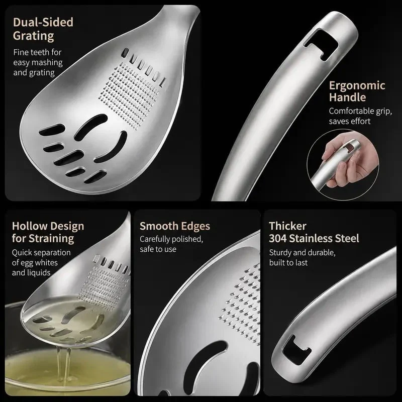 ⚡️Stainless Steel Multifunctional Kitchen 5-in-1 Spoon🥄