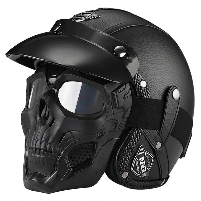 Retro jet motorcycle 3/4 riding helmet-I146