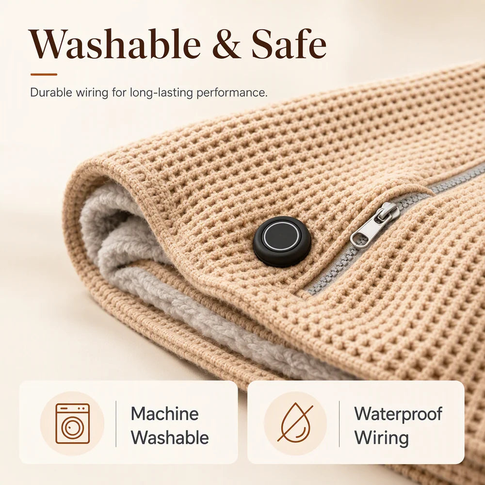 🎄Christmas Sale - 50% Free Shipping❄️Stay Warm AllOFF!Winter - Portable ElectricHeated Blanket Shawl🧣