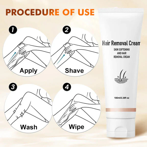 Versatile, Aromatic, Mild Formula Hair Removal Cream