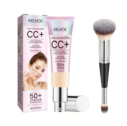 CC+ Cream Illumination SPF50 w/ Luxe Brush Makeup