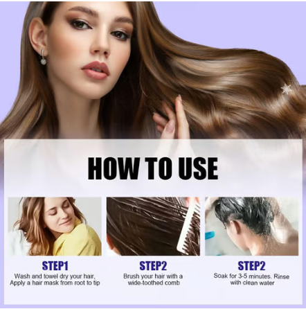 Purple Keratin Hair Mask