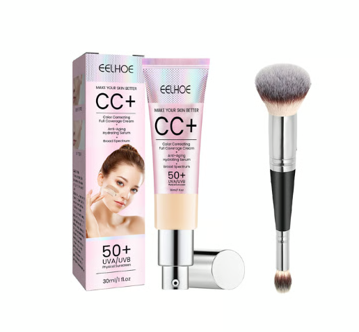 CC+ Cream Illumination SPF50 w/ Luxe Brush Makeup