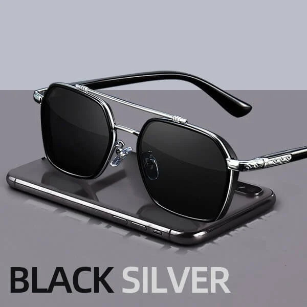 Double Beam Slim Retro PC Frame Optical Glass