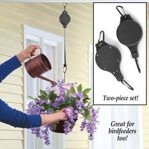 Plant Pulley Set For Garden Baskets Pots Birds Feeder