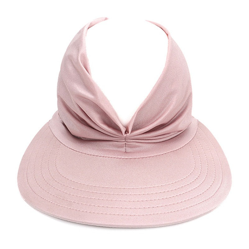 Summer womens UV protection stretch sun hat