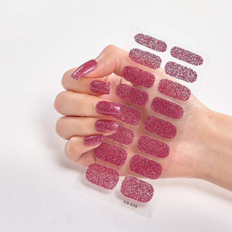 Glitter Nail Self Decals