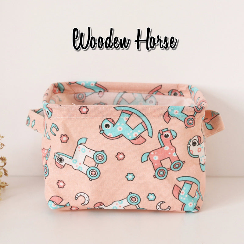 Foldable Canvas Cartoon Storage Box