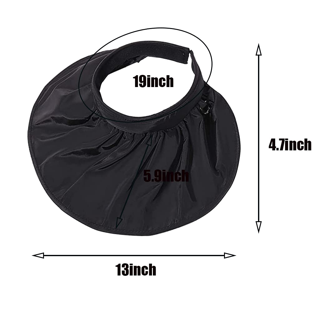 2 in 1 Sun Visor Hat Wide