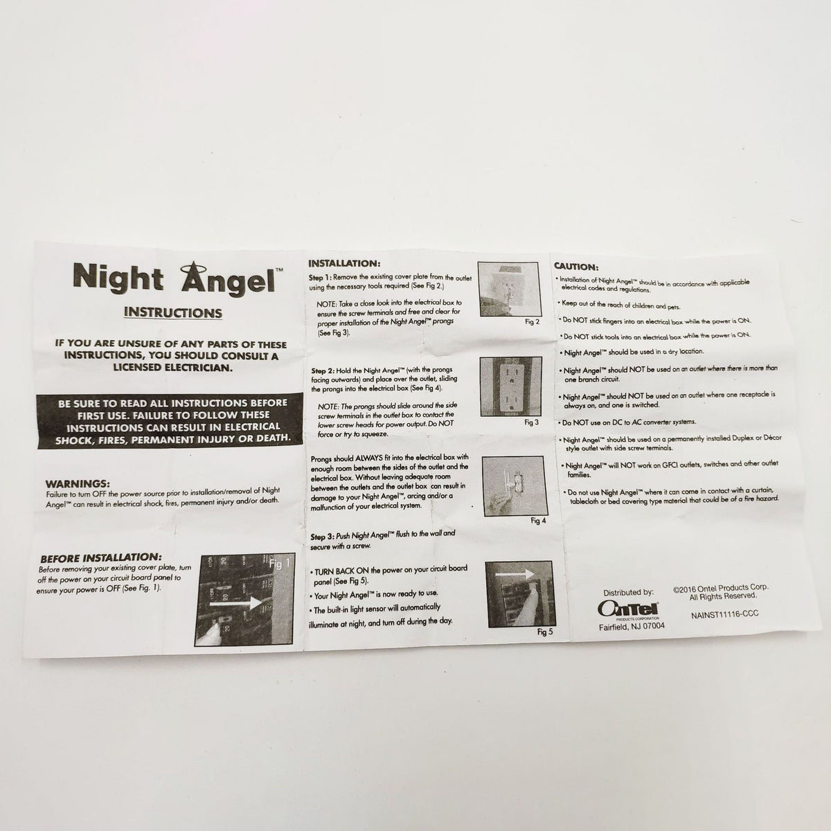Outlet Wall Plate With Night Lights