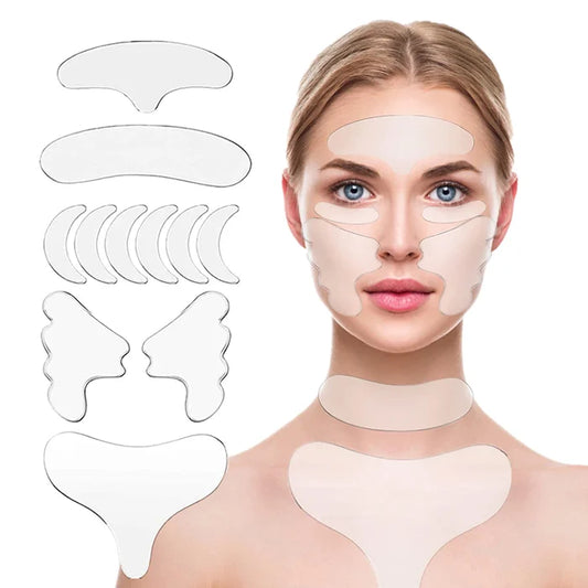 Anti-Wrinkle Reusable Silicone Patches