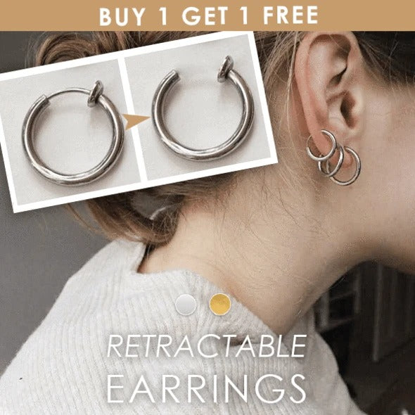 Retractable Earrings 2 Pcs