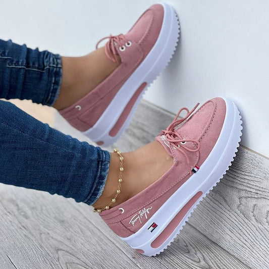 Fashion Platform Casual Ladies Sneakers