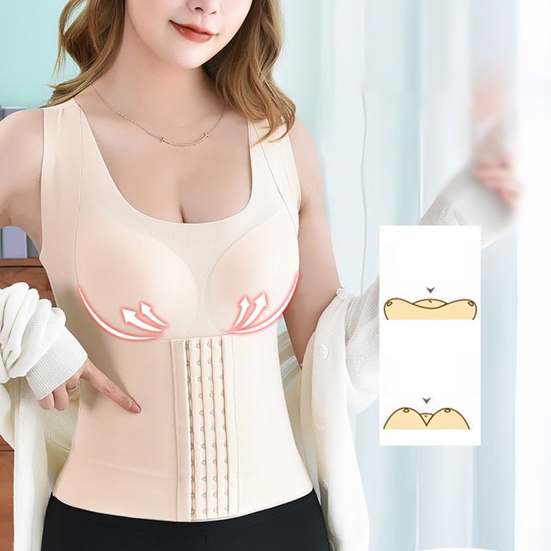 2 in 1 Waist Buttoned Bra
