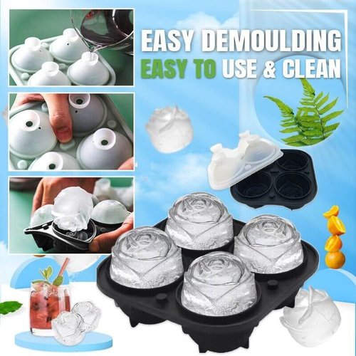 Large Rose Ice Cube Mould