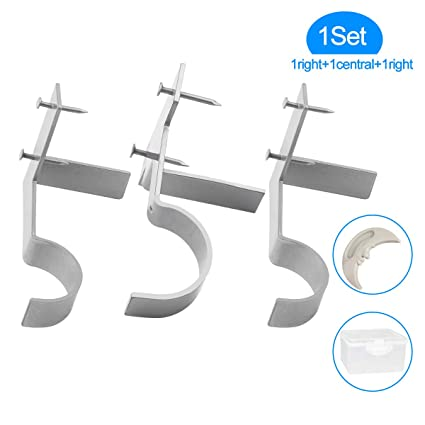 No Drill Curtain Rod Brackets Holders