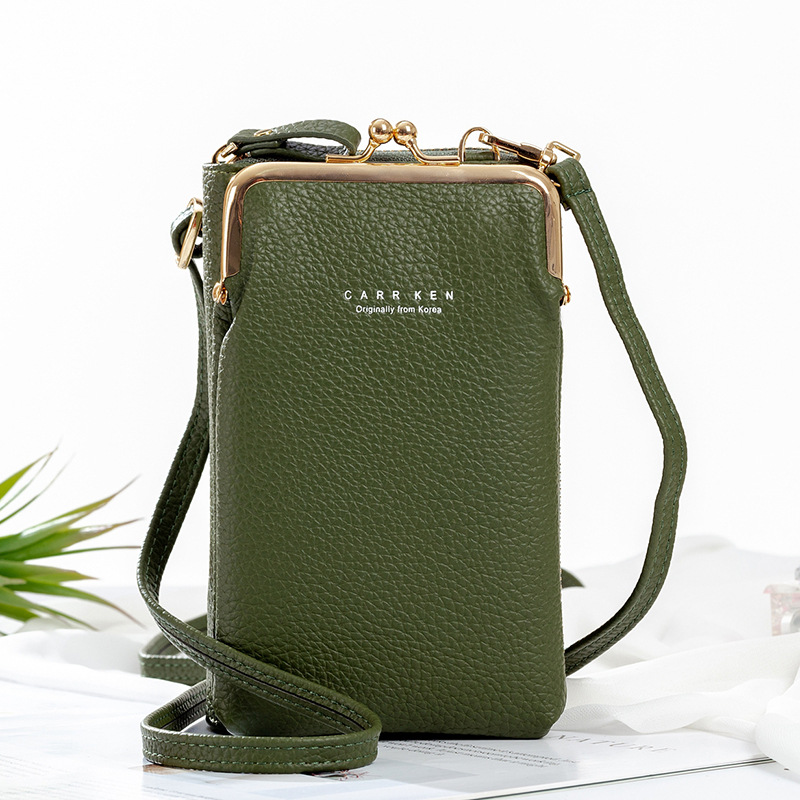 Women Phone Bag Solid Crossbody Bag