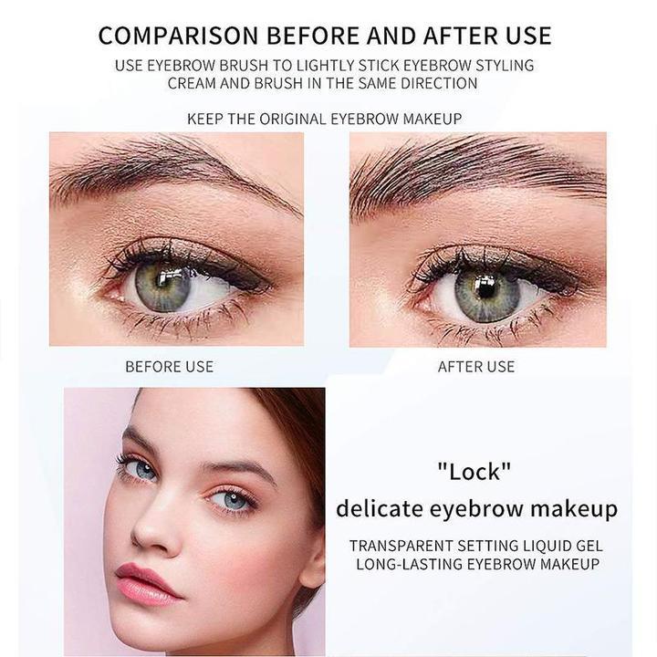 Eyebrow styling gel