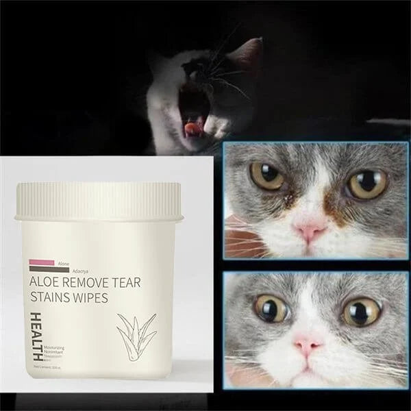 Pet Tear Stain Wipes