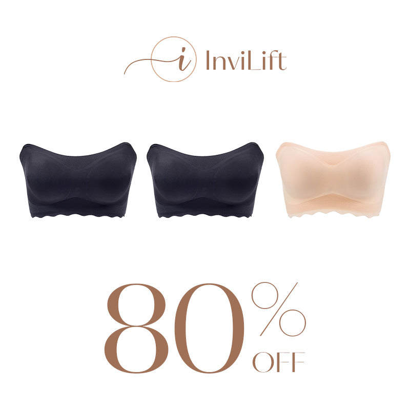 InviLift - Plus size Sexy Strapless Invisible Push Up Bra