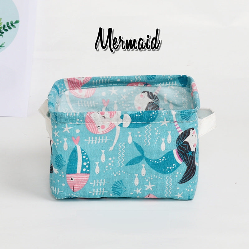 Foldable Canvas Cartoon Storage Box
