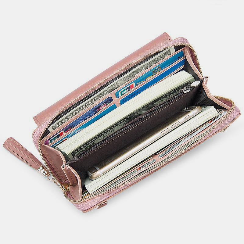 High Capacity Multi Slot Crossbody Phone Bag