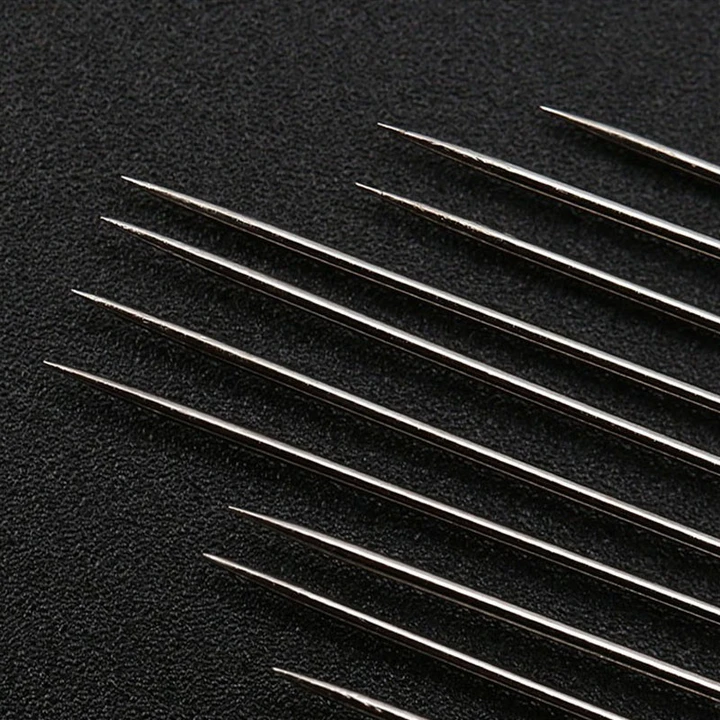 Self threading Needles