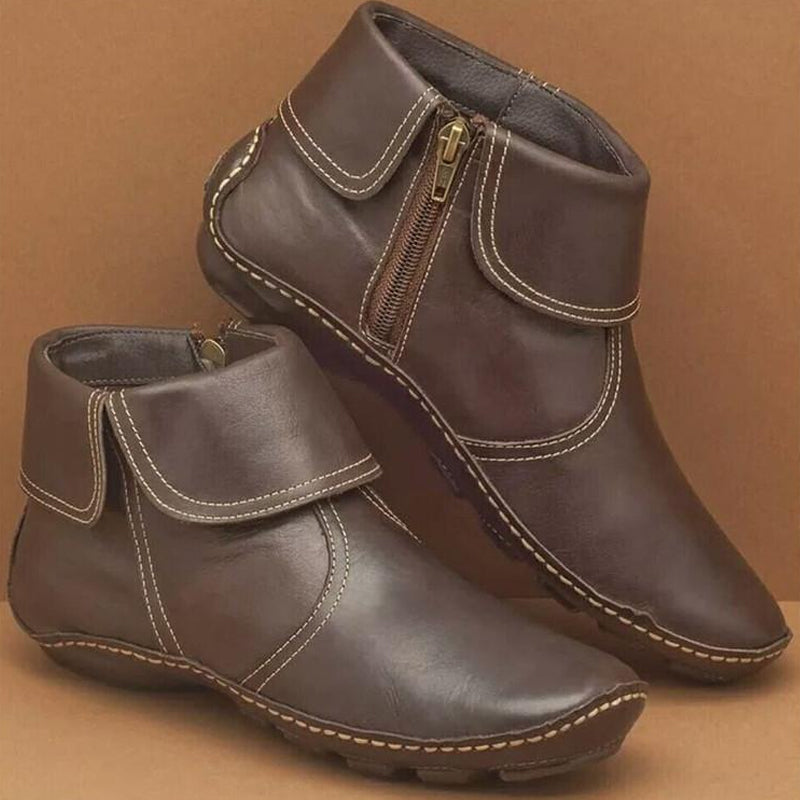 2022 Autumn And Winter New Fashion Soft Soled Flat Bottomed Short Tube Martin Boots