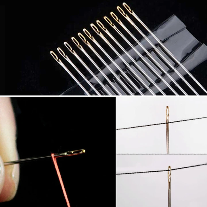 Self threading Needles