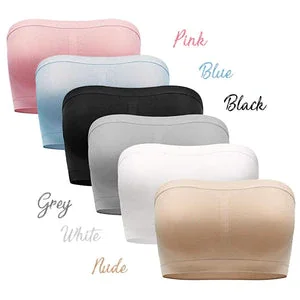 Invisible Seamless Supportive Bandeau Bra