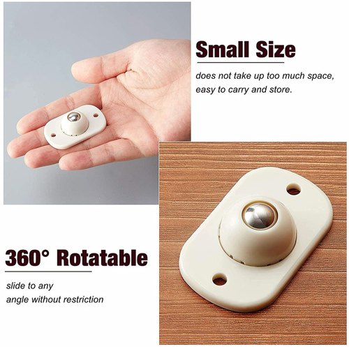 360 Degree Rotation Sticky Pulley 4 PCS