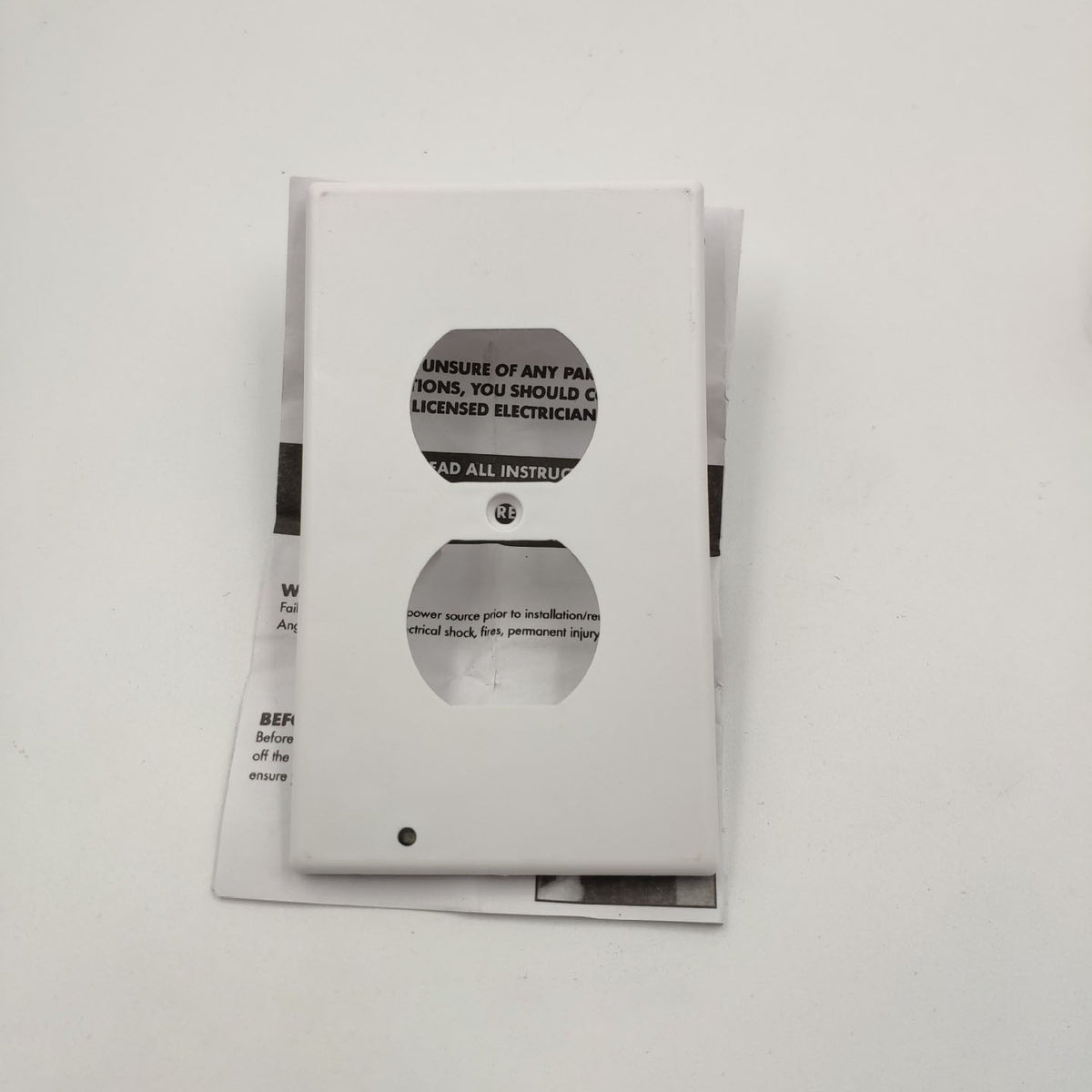 Outlet Wall Plate With Night Lights