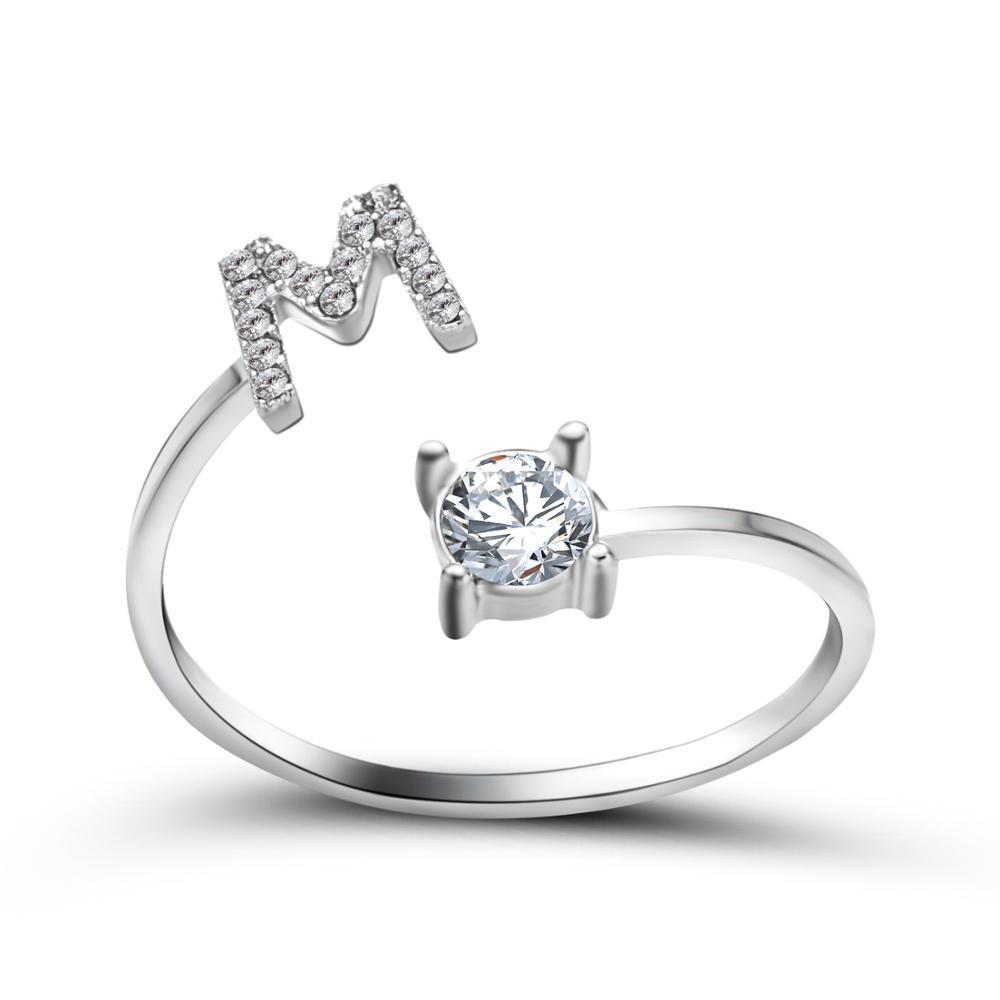 Perfect Gift Adjustable Initial Ring