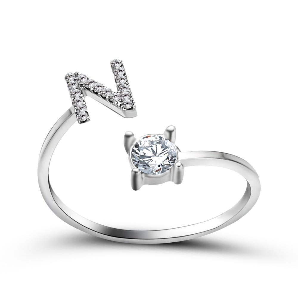 Perfect Gift Adjustable Initial Ring