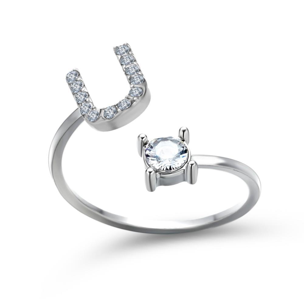Perfect Gift Adjustable Initial Ring